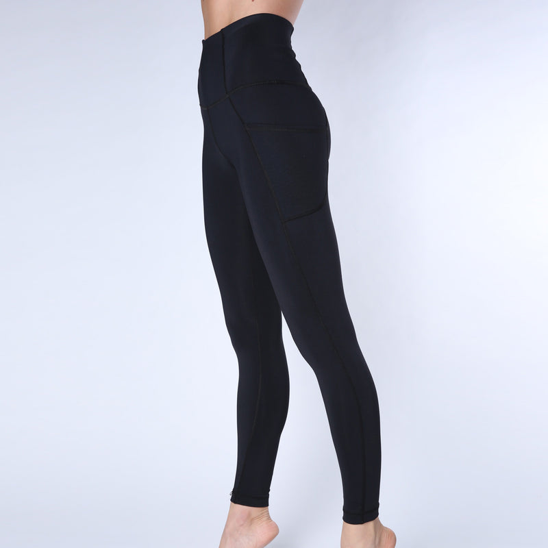 Light Gray & Black Striped Yoga Leggings Gift for Her | eBay